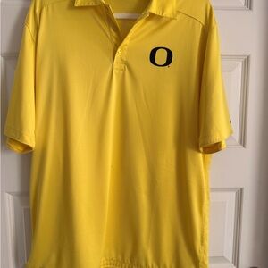 Nike Yellow Polo Shirt with Black Logo